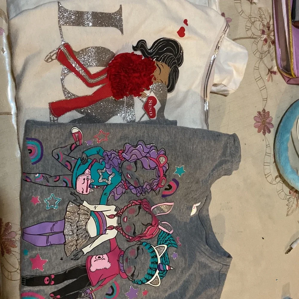 Little girls soft long sleeve shirts - Picture 2 of 3